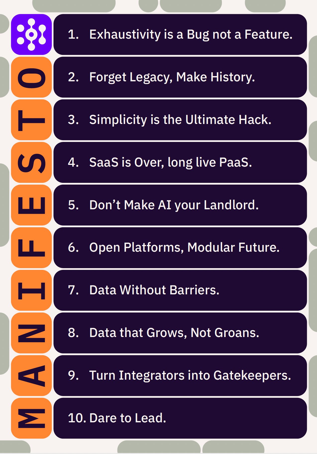 Manifesto — Simplicity as a Service